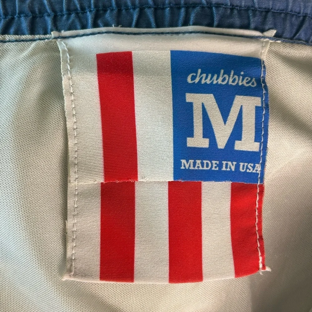 Chubbies 'Me Likey The Stripey' Shortie Classic Swim Trunks Made in USA  Men's M